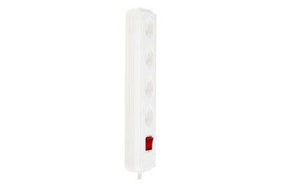 undefined, Brennenstuhl - Steckdosenleiste cleverLINE 4-fach 90° weiss 1,5m H05VV-F 3G1,0, Brennenstuhl 1159462614 Steckdosenleiste mit Schalter Weiß 1 St.