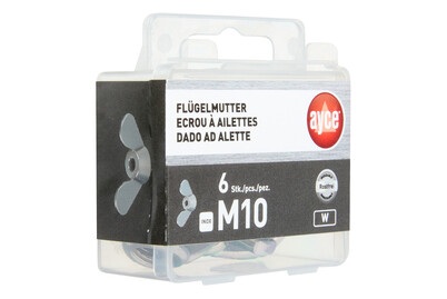 AYCE, AYCE Flügelmutter M10, Flügelmutter Edelstahl | M10