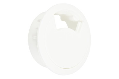 HETTICH, HETTICH Kabeldurchlass, Hettich Kabeldurchlass Weiss | ? 6 cm