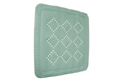 Spirella, SPIRELLA Duscheinlage ALASKA, Spirella Duscheinlage Alaska Grün | 55 × 55 cm