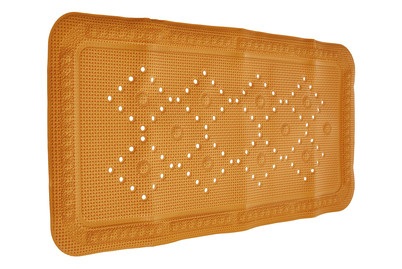Spirella, SPIRELLA WANNENEINLAGE ALASKA, Spirella Wanneneinlage Alaska Orange | 71 × 36 cm