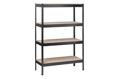 SCHULTE REGALSYSTEME, SCHULTE REGALSYSTEME Schwerlastregal Stecksystem M schwarz, 
