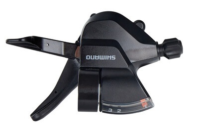 Shimano, Shimano SL-M315 Schalthebel Rapidfire Plus 3-fach links black 2020 Schalthebel links, Shimano Schalthebel Sl-M315 | 3 Gänge
