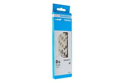 Shimano, SHIMANO KETTE CN-HG71 7/8-Gang, Kette 6/7/8-Gang 116Glieder Box MTB+Road