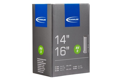 Schwalbe, (32/47-288/305) 14/16'', Schwalbe Velo-Schlauch mit Autoventil | 14 × 2.0-2.25