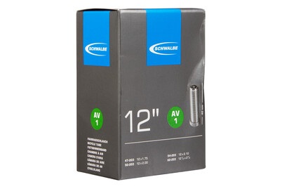 Schwalbe, (47/62-203) 12'', Schwalbe Velo-Schlauch Autoventil | 12 × 2.00