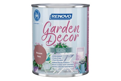 RENOVO, RENOVO Garden Decor, Renovo Garden Decor Farblasur Pink | 0.75 l | 6 m²