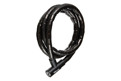 Masterlock, Masterlock 8218 PanzR Kabelschloss 22 mm x 2.000 mm schwarz 2019 Kabelschlösser, Masterlock Panzerkabel aus Stahl