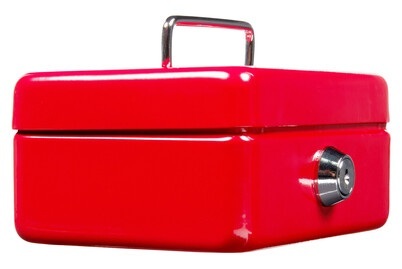 Burg-Wächter, Burg Wächter MONEY 5012 red Geldkassette (B x H x T) 125 x 60 x 95 mm Rot, Geldkassette Money 5012 Rot | 12.5 × 9.5 cm