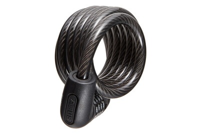 ABUS, ABUS SCHLOSS TRESOR 6512/180 Black, Abus Velo-Spiralkabelschloss Tresor 6512 - 180 cm