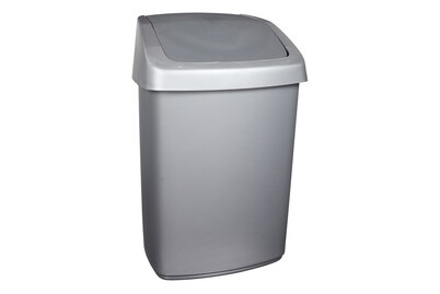 Curver, CURVER Abfalleimer SWING, Curver Abfalleimer Swing Anthrazit | 41 × 27 × 33 cm | 25 l