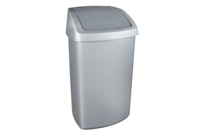 Curver, CURVER Abfalleimer SWING, Curver Abfalleimer Swing Anthrazit | 66.8 × 34 × 40.6 cm | 50 l