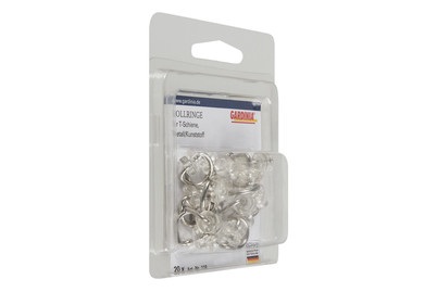 GARDINIA Rollringe für T-Schiene