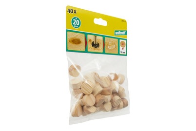 Wolfcraft, WOLFCRAFT 40 Konusplättchen, Wolfcraft Konusplättchen | ? 2 cm | 40 Stück