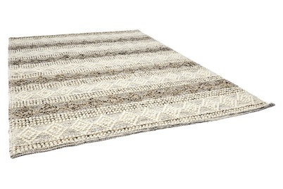 undefined, Teppich AALBORG, Teppich Aalborg Braun-Grau | 1.3 × 1.9 m