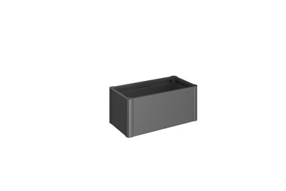 Biohort, Biohort - Hochbeet BELVEDERE MINI - Metall - dunkelgrau - 53/102/45 cm, Biohort Pflanzbeet Belvedere Mini 100 Dunkelgrau