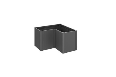 Biohort, Biohort - Hochbeet BELVEDERE MIDI - Metall - dunkelgrau - 102/102/61 cm, Biohort Pflanzbeet Belvedere Midi L100 Dunkelgrau
