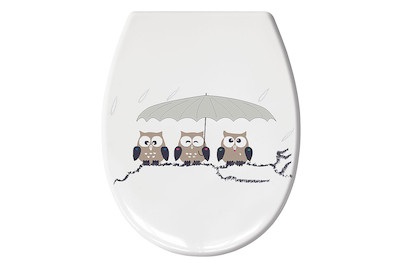 Kleine Wolke, Kleine Wolke Kleine Wolke Toilettensitz, Kleine Wolke WC-Sitz »Eulen«