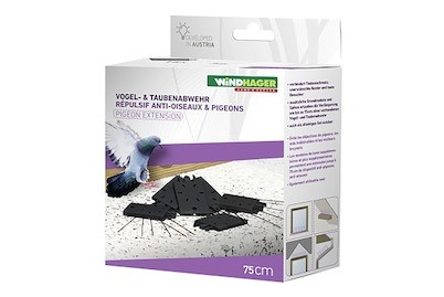 Windhager, Windhager Grundmodule + Spikes, Windhager Vogel- und Taubenabwehr | 75 × 5.5 cm