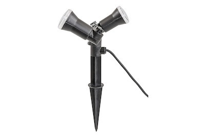 STEFFEN, Steffen Gartenleuchte Garden Line, Gardenline LED-Spot Schwarz | 5 W | 2 Stück