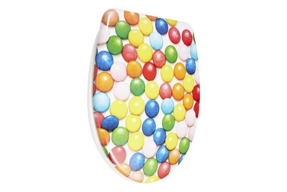 Diaqua, DiAqua WC-Sitz Nice Slo-Mo Colorful, Diaqua - WC-Sitz Nice Slow Down Colorful, One Size, Multicolor