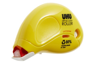 UHU, UHU Clean Kleberoller Non-Permanent, Uhu Kleberoller, 9,5m x 6,5mm, permanent, 930647