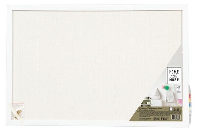 MY HOME, Pinnwand 40x60 weiss/weiss, My Home Pinnwand Weiss | 40 × 60 cm