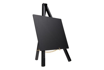 Securit, SECURIT Kreidetafel-Staffelei MINI MNI-BL-KR-1 schwarz 24.4x15x13.5cm, Securit Kreidetafel-Staffelei, MINI, schwarz, 24.4cm x 15cm x 13.5cm, MNI-BL-KR-1