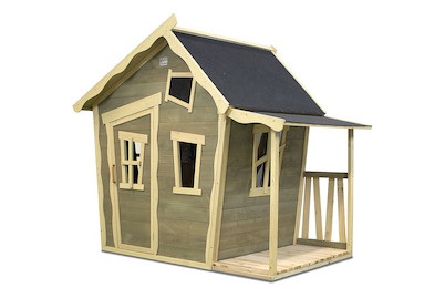 Exit, EXIT Kinderspielhaus Crooky 150, Exit Kinderspielhaus Crooky 150 Braun | 217 × 169 × 169 cm