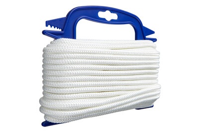 MEISTER, MEISTER SEIL POLYESTER, Meister Polyesterseil Ø 6 mm, 20 m, 700 kg, Weiss