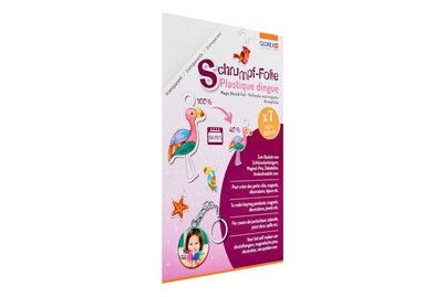GLOREX, GLOREX Schrumpffolie A5, Glorex Schrumpffolie A5 | 7 Bogen