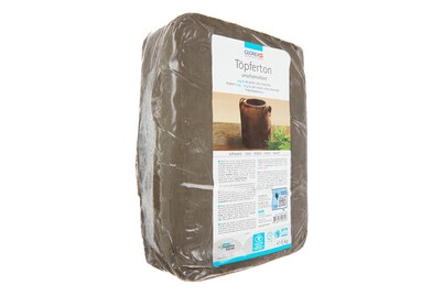 GLOREX, Glorex, Hobby Time Töpferton Schwarz | 5 kg