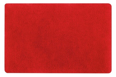 Spirella, SPIRELLA Badteppich FINO, Spirella Fino Badteppich Rot | 0.6 × 0.9 m
