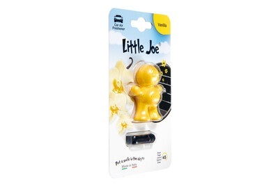 LITTLE JOE, Lufterfrischer Little Joe Vanille yellow, Little Joe Duftwürfel Vanille Gelb | 5 × 4 × 2 cm