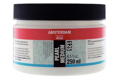 Amsterdam, AMSTERDAM ACRYL GLASPERLEN MALMITTEL 250, Amsterdam Acryl-Glasperlen Malmittel | 250 ml