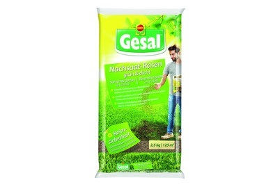Gesal, GESAL Nachsaat-Rasen	GRÜN UND DICHT, Gesal Nachsaat-Rasengrün und Dicht | 2.5 kg