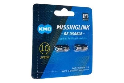Kmc, KMC CL-559-EP2-R Kettenverschlussglied 10-fach silver 2019 Ketten, KMC Kette 10-fach Ersatzglieder | 2 Stück