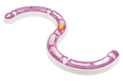 swisspet, SwissPet Katzen-Spielbahn lila/weiss, Katzen-Spielbahn Lila/Weiss
