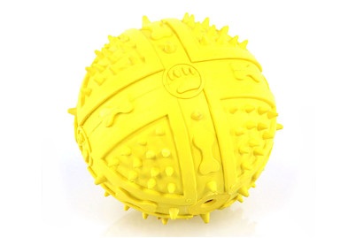 swisspet, swisspet Spielball m/Noppen & Quietscher Hunde Spielzeug, Spielball M/Noppen + Quietscher