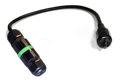 Easy-Connect, Verbindungsstecker, Ausgang, IP67 30cm, Easy Connect Verbindungsstecker Ausgang | 30 cm | Schuko