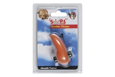swisspet, swisspet Akustik Trainer Doppel Clicker, SP Akustik Trainer Double Clicker, orange