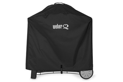 Weber, Premium Abdeckhaube für Weber Q 3000, Weber Abdeckhaube »Premium Q 2000-/3000 mit Premium Rollwagen«
