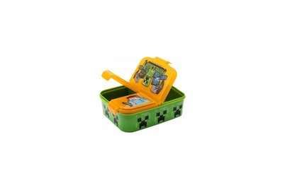 undefined, Stor - Lunchbox Minecraft - Multicolor, Stor - Minecraft Alex & Steve Lunchbox mit Fächern, One Size