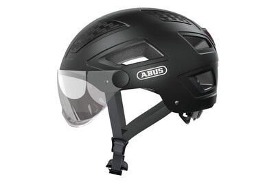 ABUS, Abus Hyban 2.0 ACE Velohelm schwarz, Abus Helm Hyban 2.0 Ace velvet black XL