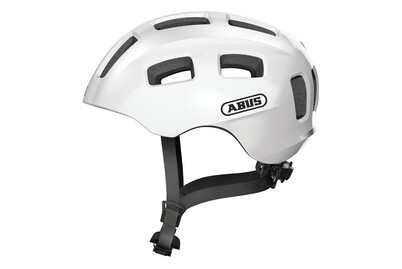 ABUS, Abus Youn-I 2.0 Velohelm weiss, Abus Helm Youn-I 2.0 pearl white M