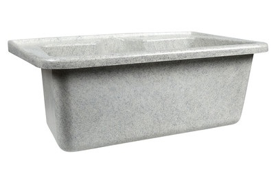 Diaqua, diaqua Waschbecken Wega granit, DiAqua Waschbecken Kunststoff Wega Granit | 70 × 50 × 26 cm