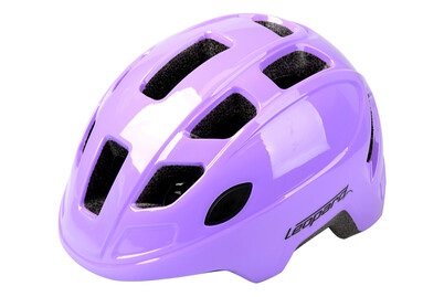 Leopard, Leopard Kinderhelm K101 XS 44-48cm viola, Leopard Kinderhelm K101 violett | XS | 44-48 cm