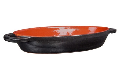 Nouvel, Nouvel Grill Me Fischpfanne. Oval. 29x15, Nouvel Grill me Fisch und Spargelpfanne