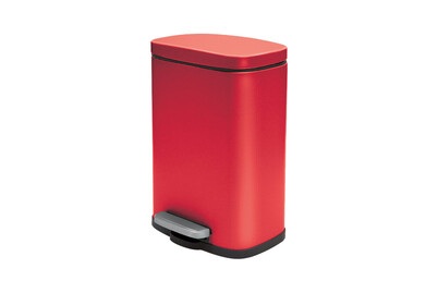 Spirella, Spirella - Abfalleimer Akira 5 L - Rot, Spirella Akira Treteimer 5l Rot