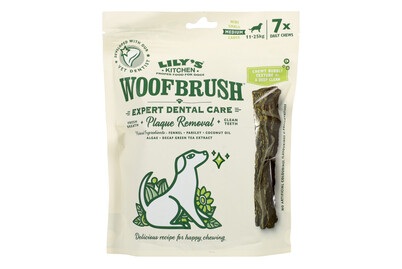 Lily´s Kitchen, Lily\'s Kitchen Lily's Kitchen Kaustange, LILY'S KITCHEN Woofbrush Zahnkauartikel für Hunde 7 Stück M